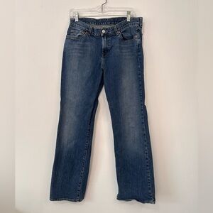 Women’s Lucky Brand Mid Rise Flare Jean 12/31 Regular Length Med Wash Denim